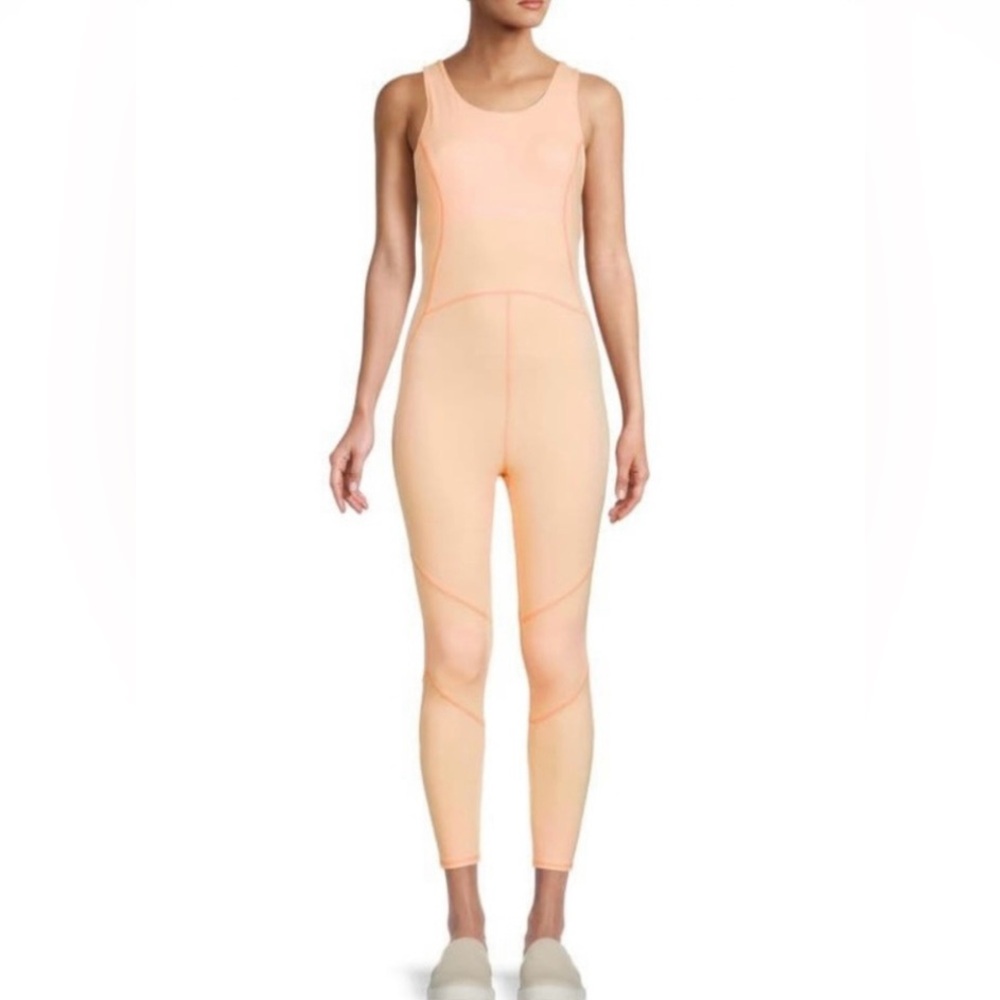 Free People Movement Side Hustle Union Jumpsuit Iced Peach Size Small